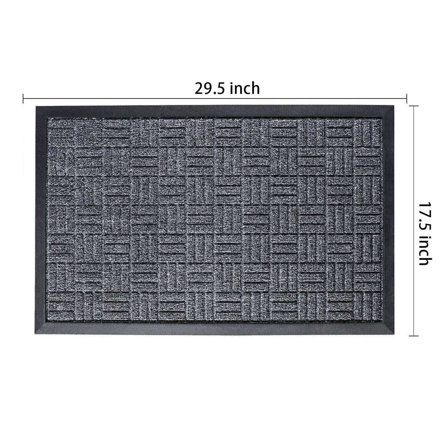 Outdoor 45 X 75cm Rubber Non Slip Front Door Mat(图1)