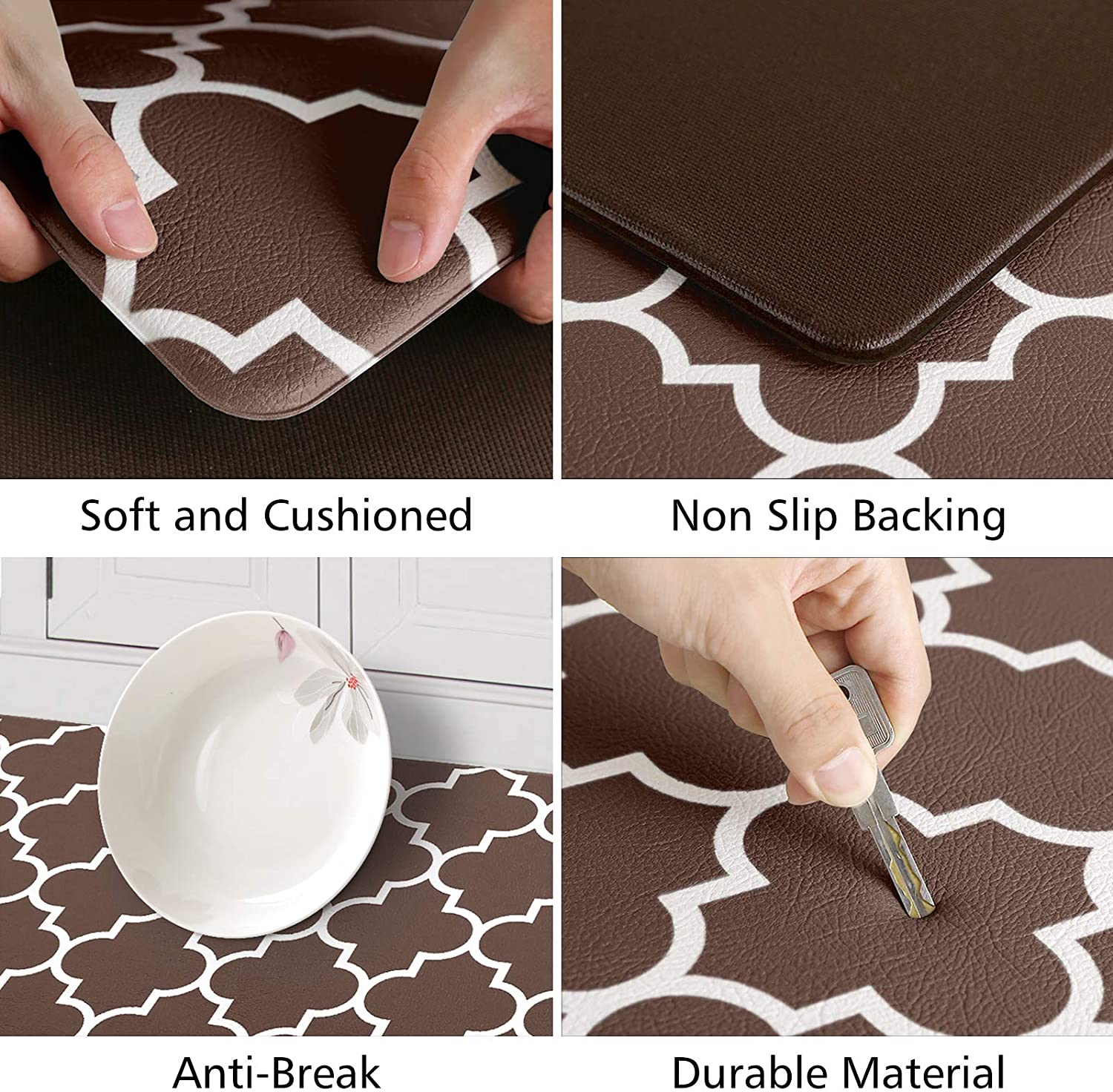 Anti Fatigue Kitchen Mats for Floor 2 Piece Set(图2)