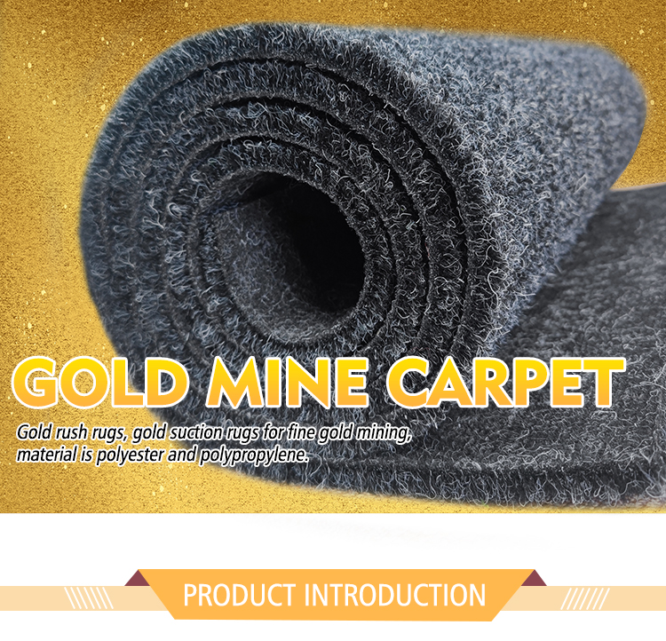 Graceline gold mining sluicing mats alfombra para oro polyester carpets for mining gold(图2)