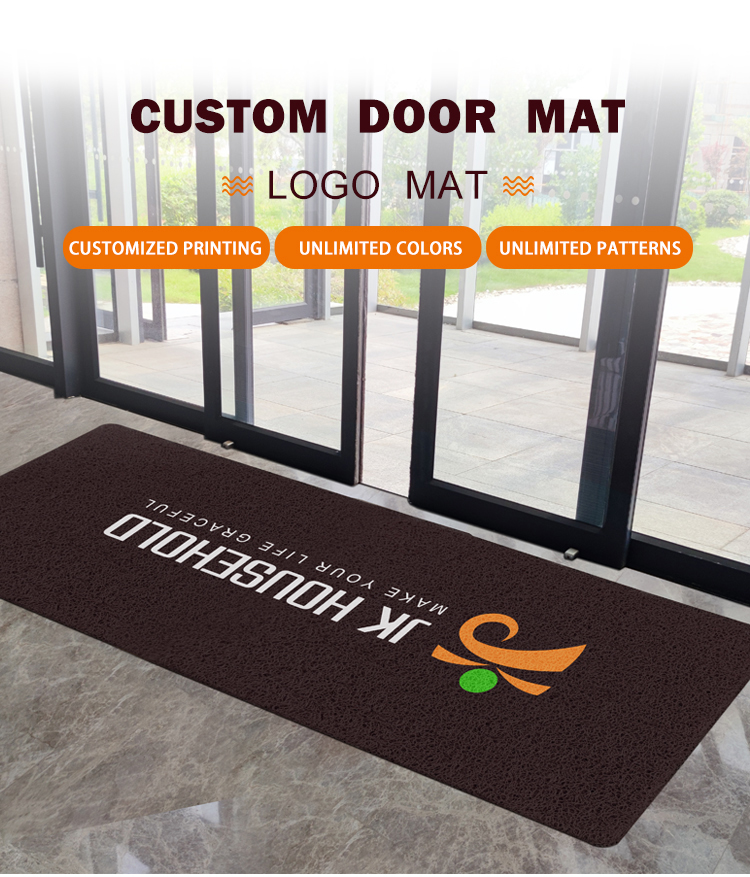 Graceline 40x60cm custom design printing logo mat for door(图1)