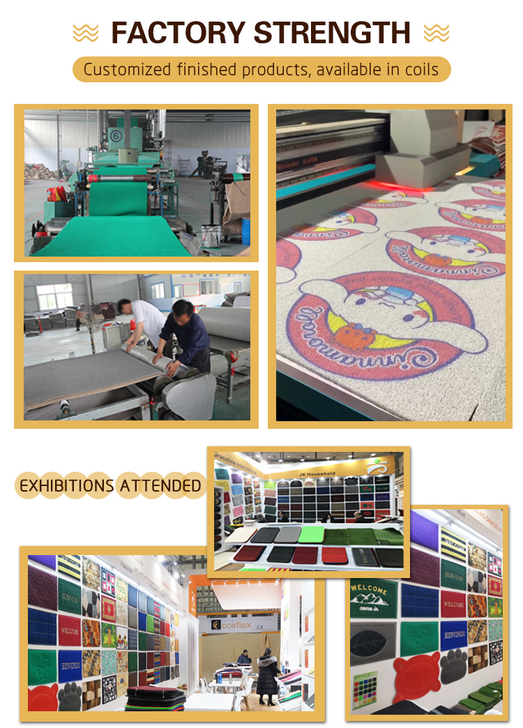 Graceline 40x60cm custom design printing logo mat for door(图10)