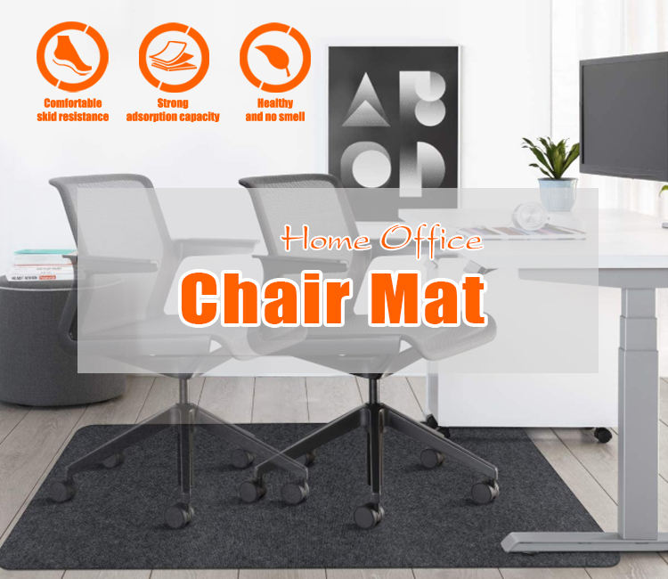 Polyester hardwood floor chair mat (图1)