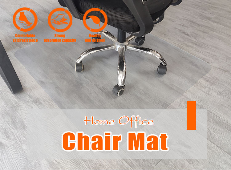 Office Chair Mat Transparent Hardwood Floor Carpet Mat(图1)