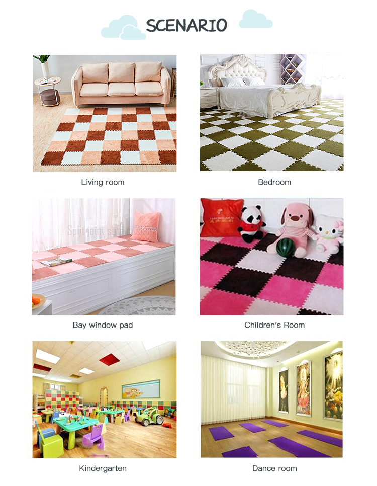 Factory Supply Soft Fluffy Carpets Shaggy Carpet tiles Rugs For Living room(图11)