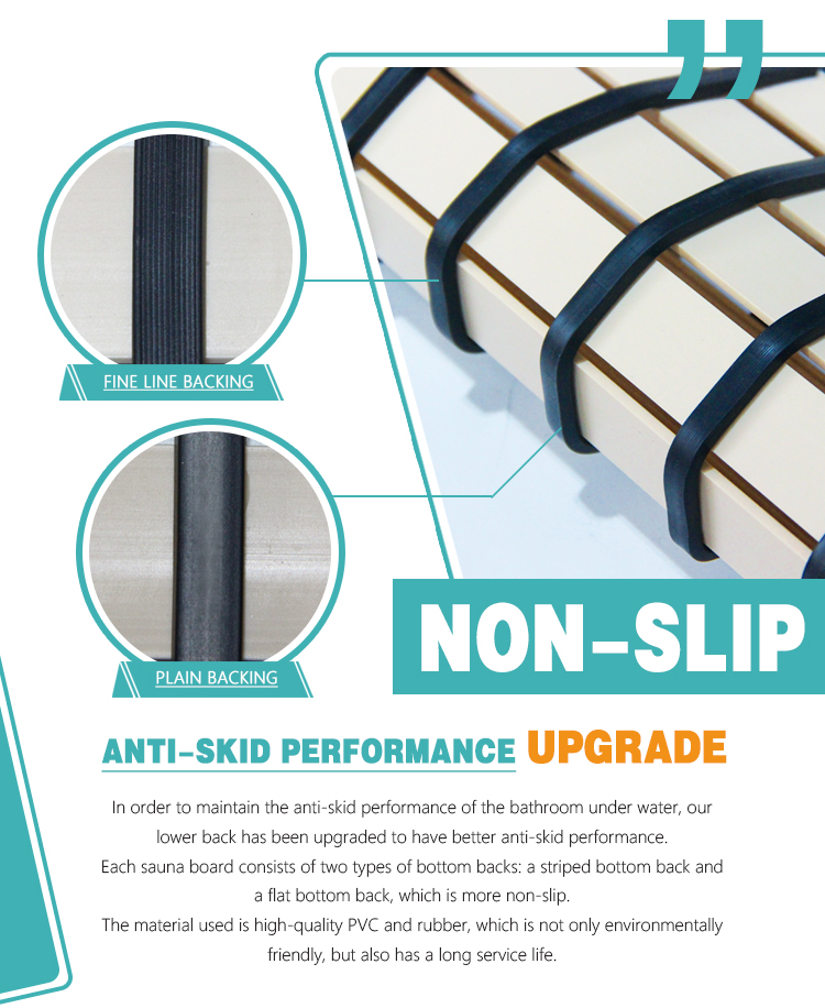 Non-slip PVC rubber bathroom spa shower mat(图4)